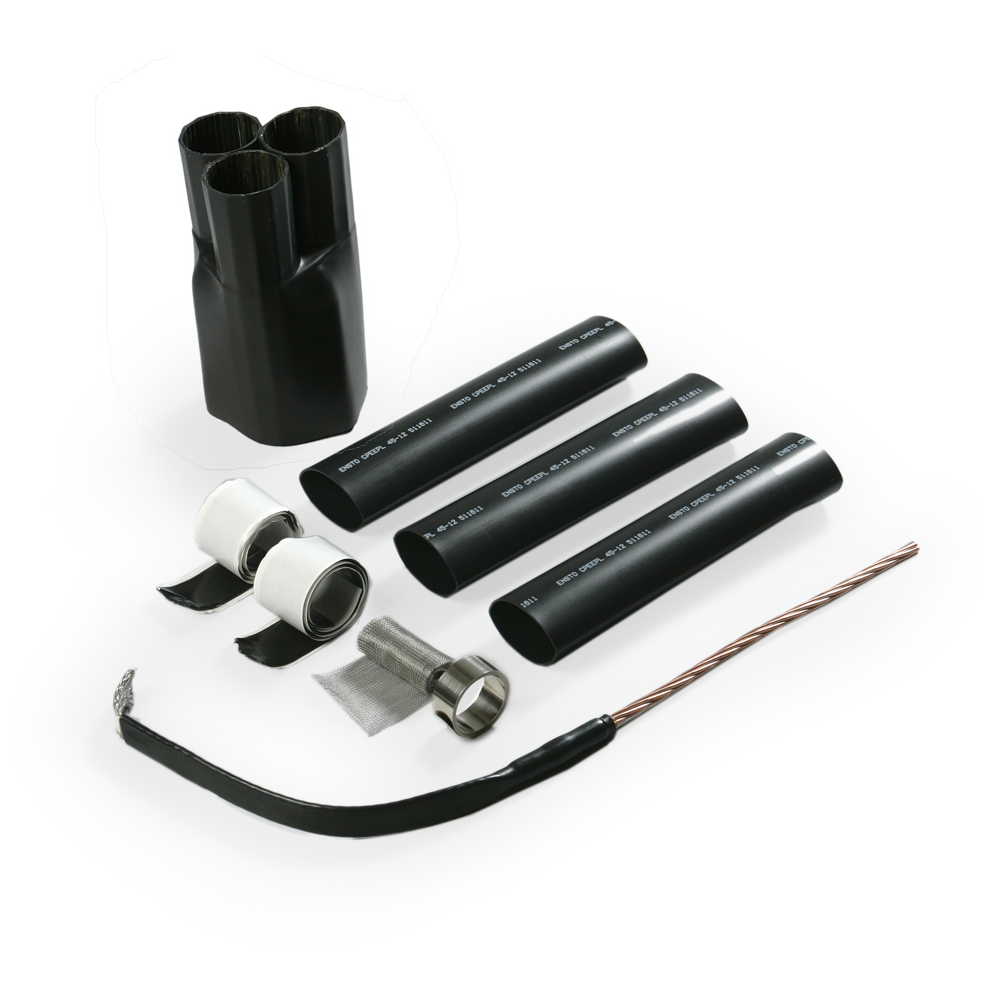 Муфты для кабеля из сшитого полиэтилена. EPKJ-0137-Heat Shrink Joint Kit 1kv (70-150mm2)/муфта кабельная. Концевая муфта AHXAMK-W 12/20(24) KV 240mm