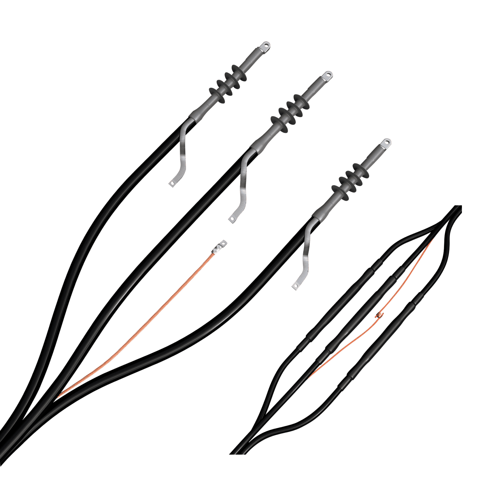 Кабельные муфты для универсального кабеля 10, 20, 35 кВ