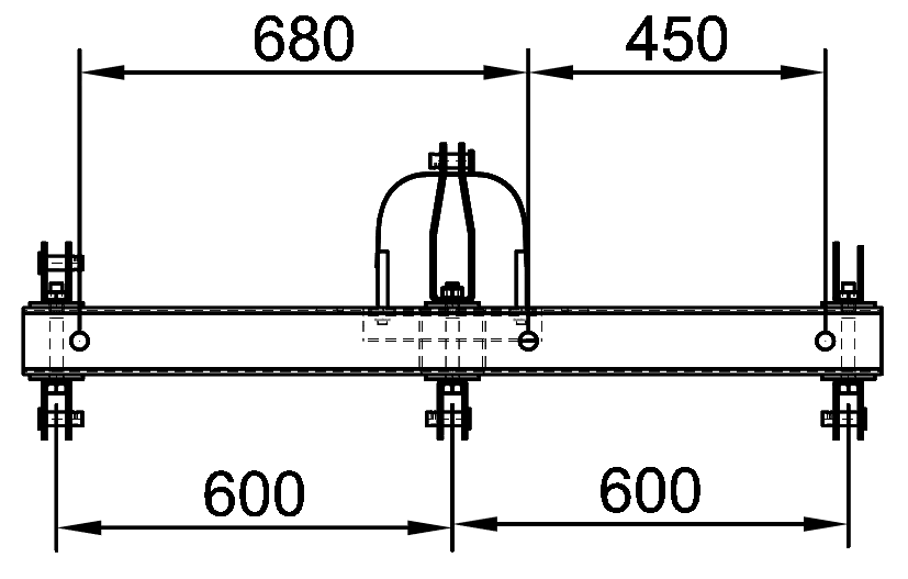 оборудование SH253.110R Траверса анкерная для ВЛЗ 35 кВ ЭНЕРВИК электротехника