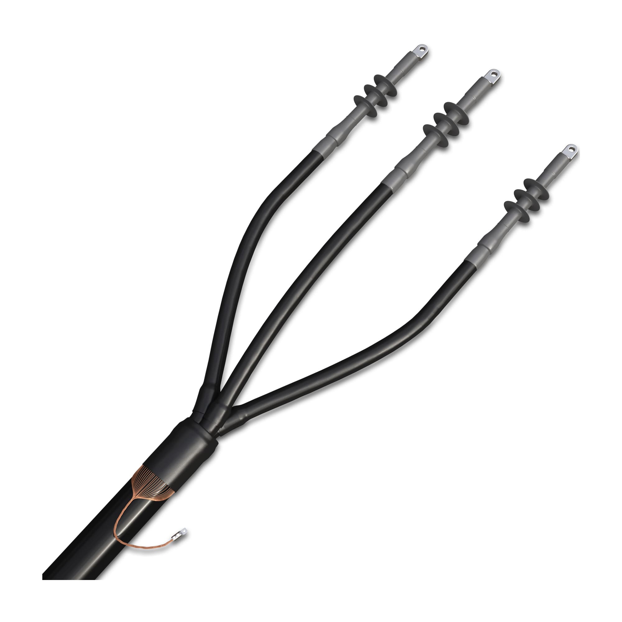 COTH3.12025LRU Муфта концевая гибридная наружной установки 10 кВ, Al/Cu 70-120 мм². Без брони. ЭНЕРВИК оборудование электроэнергетика