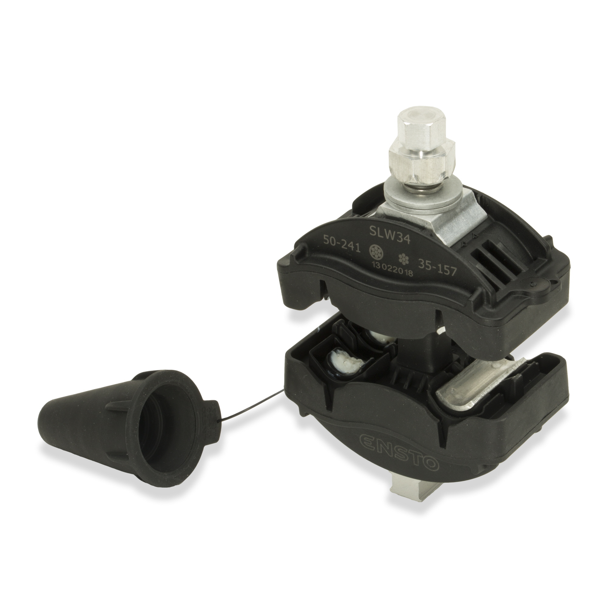 оборудование SLW34 Зажим ответвительный, ВЛН/СИП Неизолир. 35-157 мм² / СИП-3 50-241 мм² ЭНЕРВИК электротехника