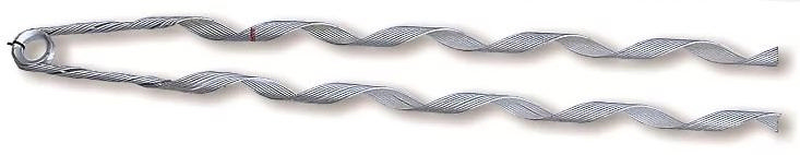 PLP120 Зажим анкерный спиральный, 1.2 м, зеленый, для кабеля EXCEL 3х10/10-10 ЭНЕРВИК оборудование электроэнергетика