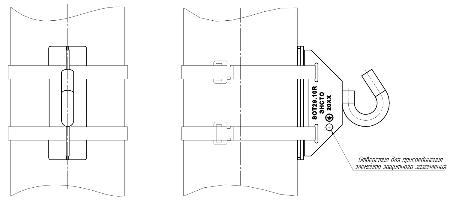 SOT29.10R Крюк ø16 мм